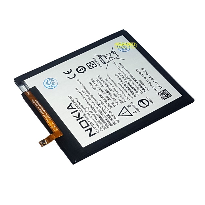 Pin Nokia 6 TA-1021 HE316 3000mAh Zin + Tặng Keo Dán Pin + FreeShip