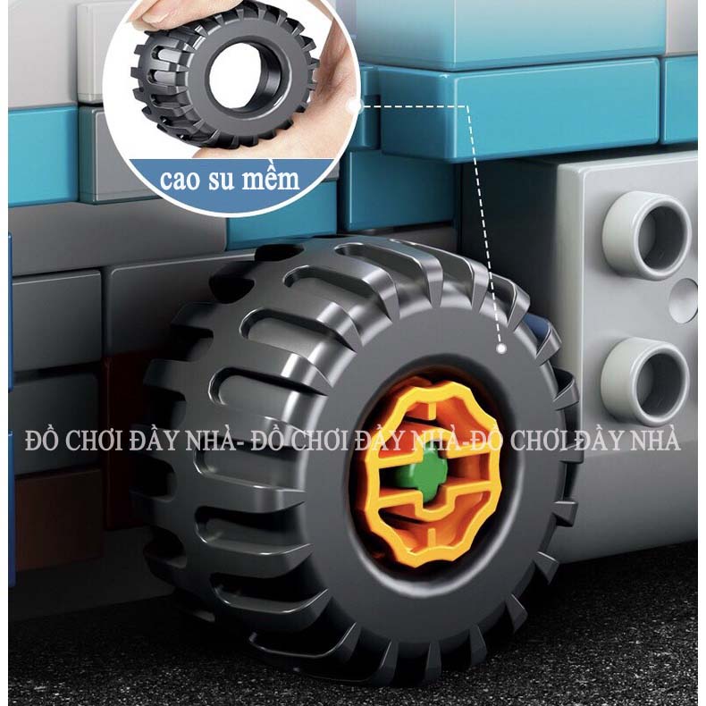 Đồ chơi Lego ô tô, đồ chơi lắp ghép lego xe đua 182 chi tiết size Duplo- Đồ chơi đầy nhà