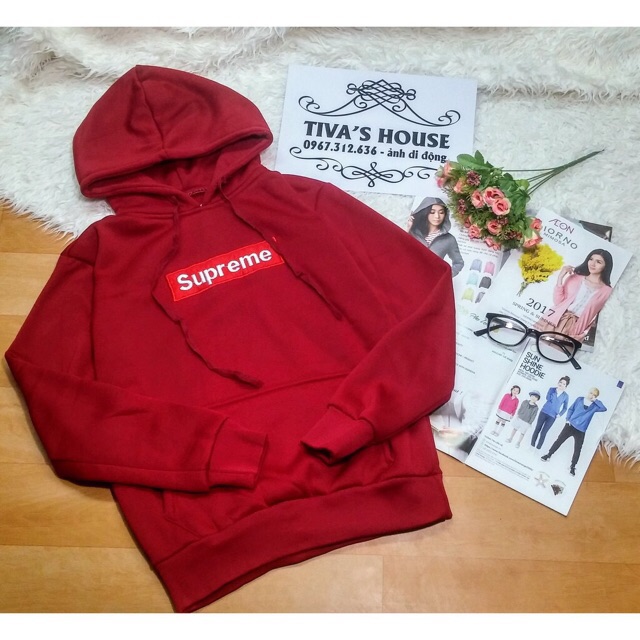 ÁO HOODIE SUPREME HÀNG LOẠI 2(CÓ ẢNH THẬT)