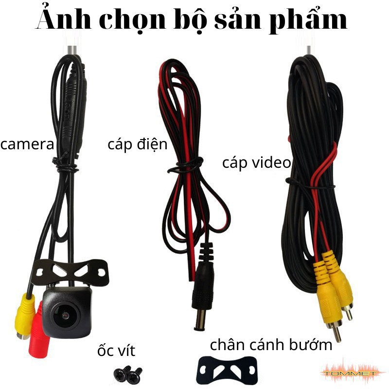 Camera lùi AHD góc quay rộng,hình ảnh 720P sắc nét ,điều chỉnh lên xuống linh hoạt.camera sau AHD chân cánh bướm.