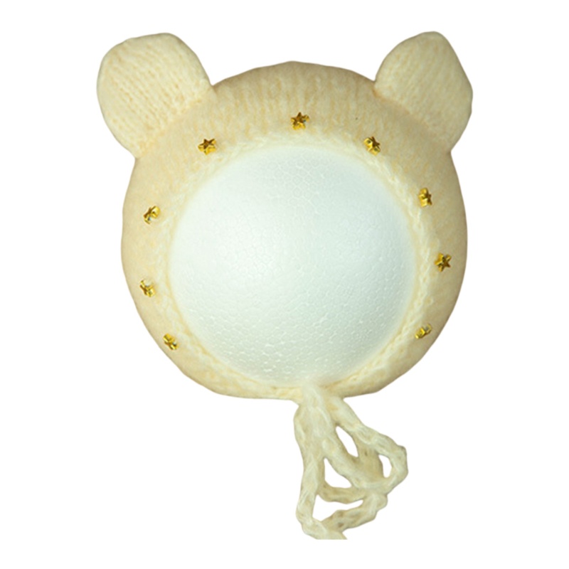 Mũ Đan Len Dễ Thương Làm Phụ Kiện Chụp Ảnh Cho Bé Sơ Sinh