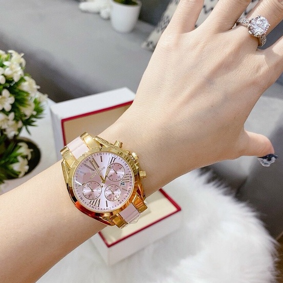 Đồng hồ nữ Michael Kors dây Pha sang trọng quý phái mã MK3344