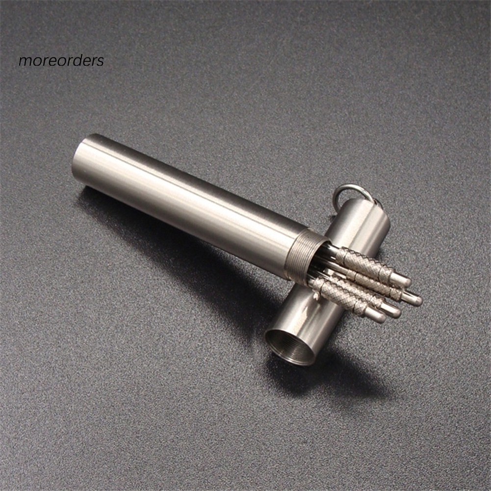 Hộp Inox đựng tăm xỉa răng không thấm nước