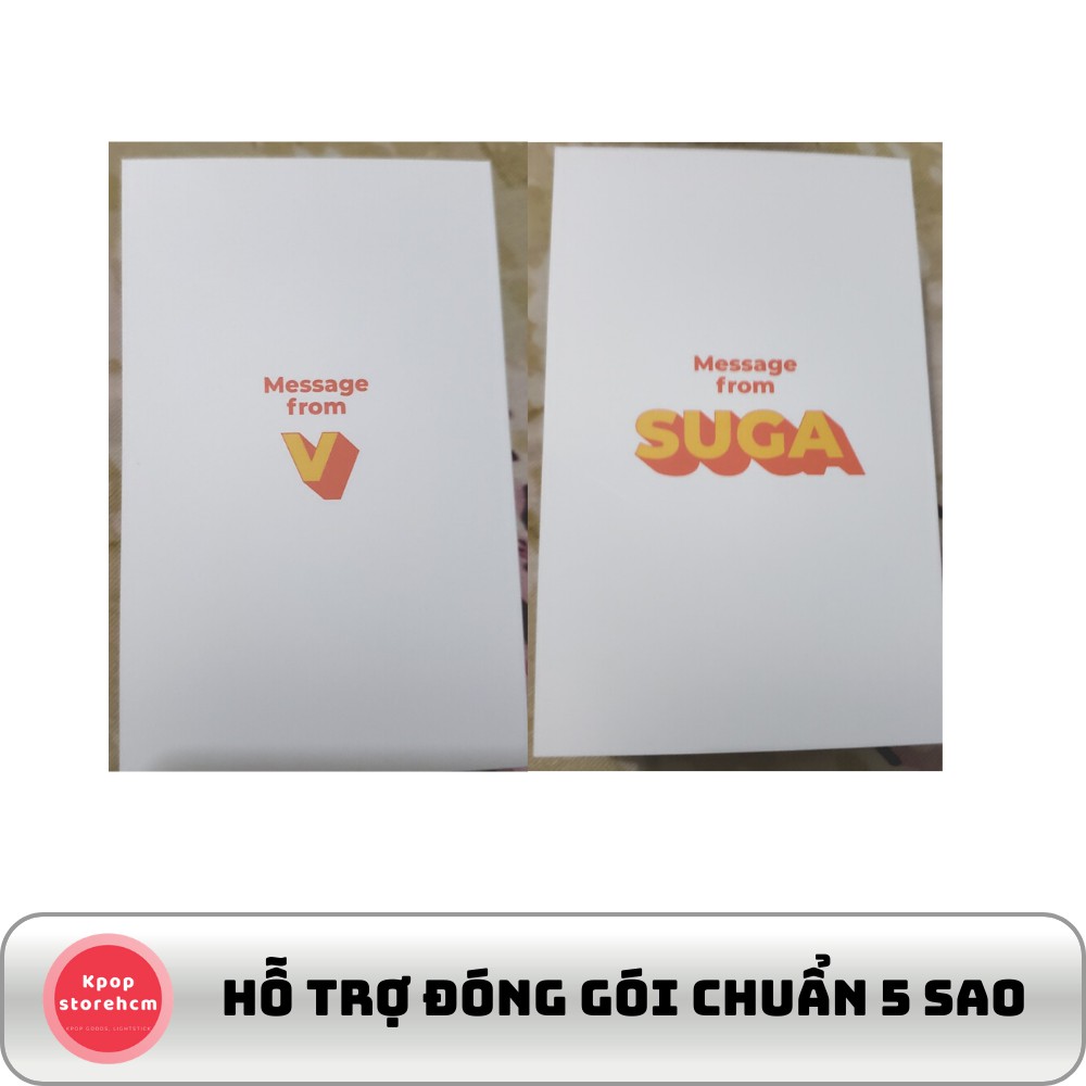 Ảnh Mess card KPOPSTOREHCM album BUTTER chính hãng Hàn Quốc