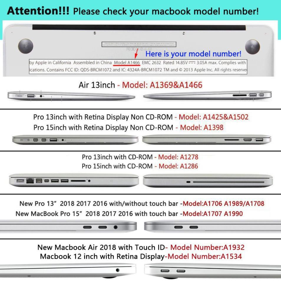 (Update mới nhất) Case macbook, ốp macbook chống va đập, chống xước cho máy, mỏng, nhẹ, ôm khít máy