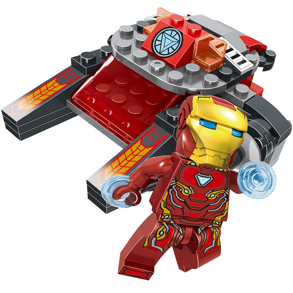 535PCS tương thích Lego 8 trong 1 Avengers 4 cuối game siêu anh hùng Khối xây dựng nhỏ Đồ chơi cho trẻ em bé trai bé gái món quà DIY