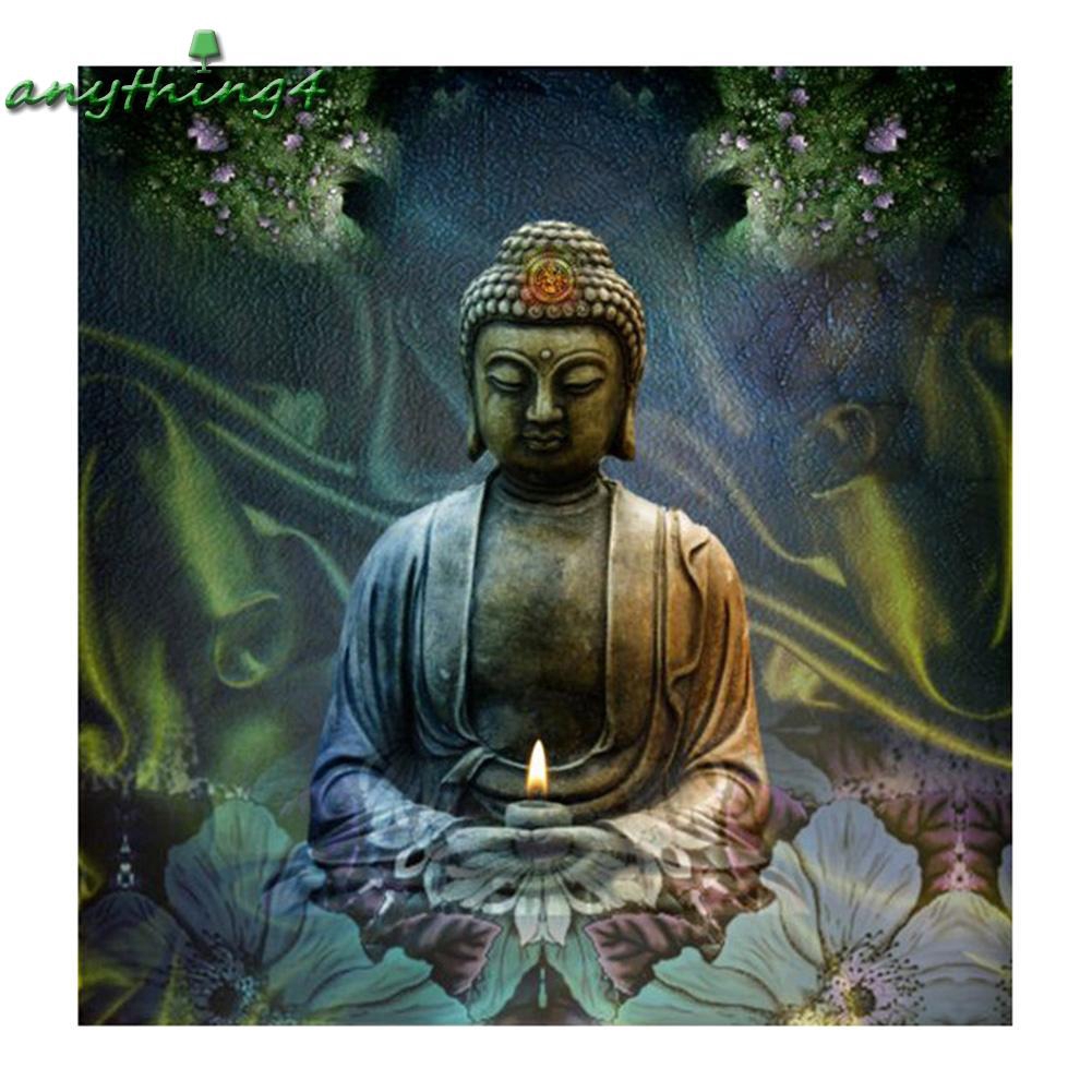 Bộ tranh đính đá 5D hình Đức Phật DIY dành cho trang trí