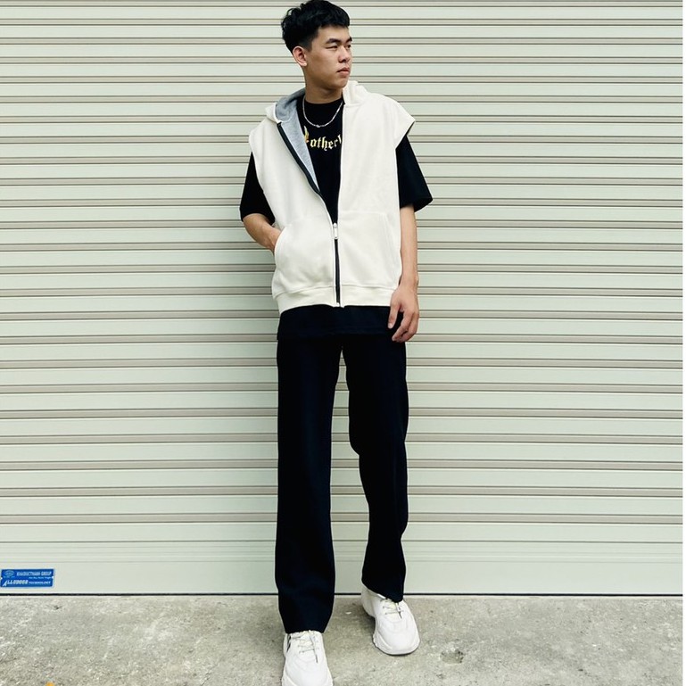 Áo khoác nỉ không tay