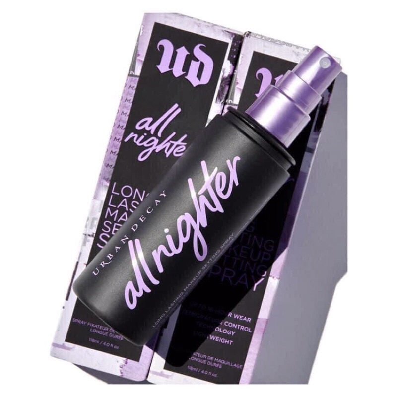 XỊT KHOÁ MAKE UP URBAN DECAY ALL NIGHTER MAKEUP SETTING SPAY