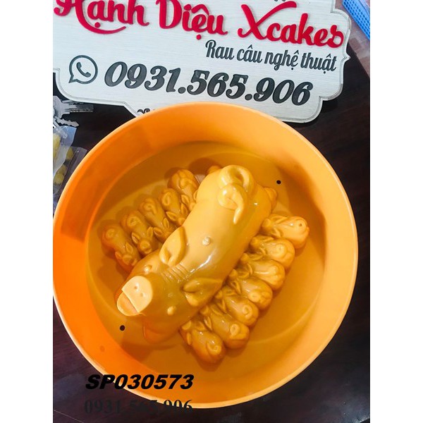 Khuôn Trung Thu Heo Bầy Đại 1Kg
