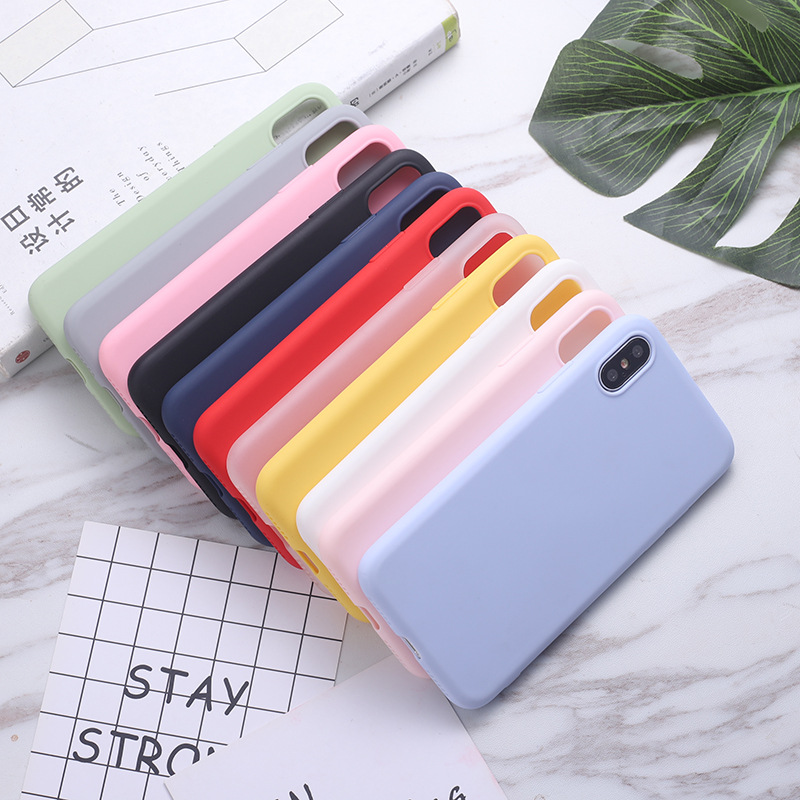 Samsung S10 Casing Full Protection TPU Cover Case For Samsung S20 S10 S9 S8 Plus S20 Ultra S10E S10 Lite S10 5G Candy Colors Soft Thin Phone Case