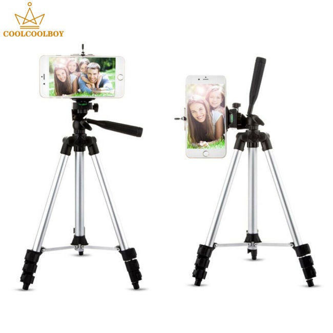 46" Professional Camera Tripod Stand for iPhone/Samsung Holder Cell Mount