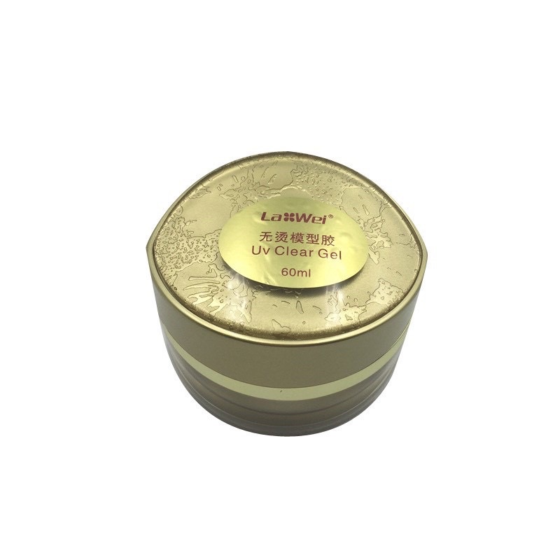 Gel Đắp Lawei Không Nóng 60ml , Gel Lạnh UV Clear