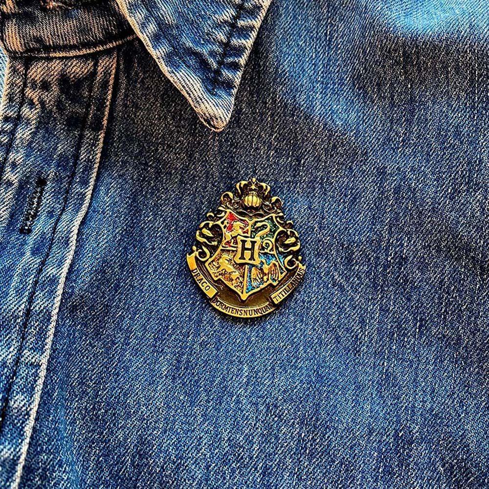 Trâm Cài Áo Khoác Hóa Trang Phim Harry Potter Phong Cách Đại Học Cổ Điển