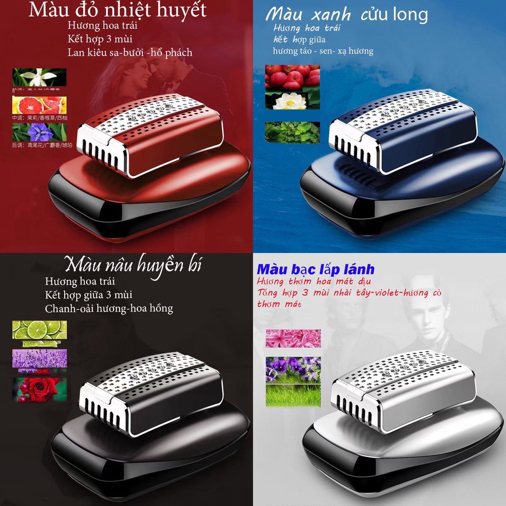 Nước hoa đính đá cao cấp đặt taplo xe ô tô khử mùi chống say xe
