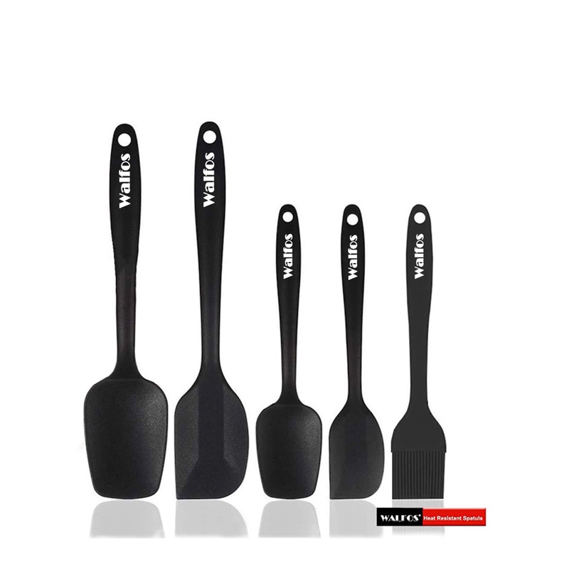 Set 5 Muỗng Làm Bếp Walfos Bằng Silicone Cách Nhiệt Dễ Làm Sạch