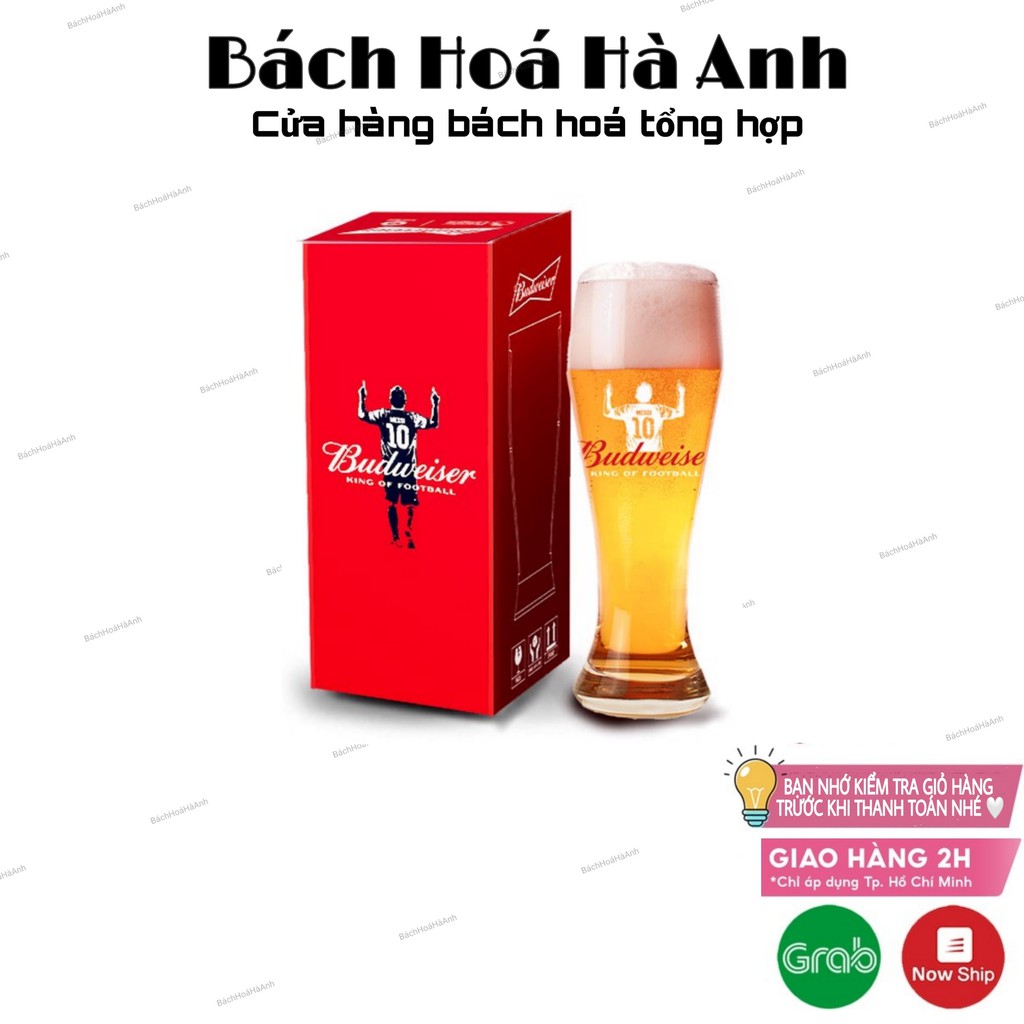 Ly thùy tinh cao cấp Budweiser x Messi - Bản giới hạn