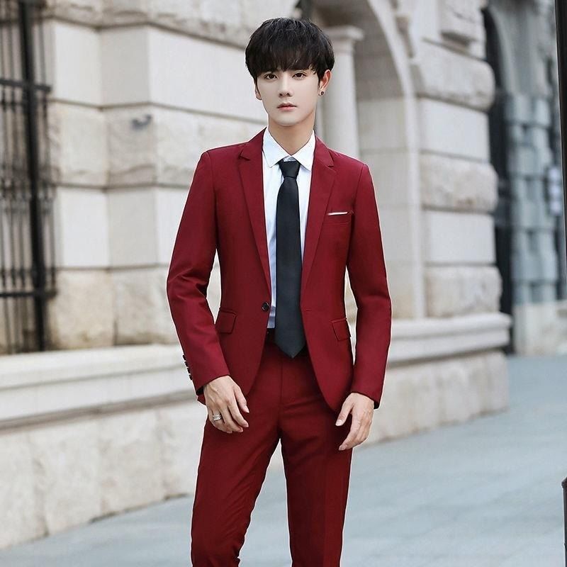 Set Đồ Vest Đen Dáng Ôm Khô Thoáng Thời Trang Lịch Lãm Cho Nam