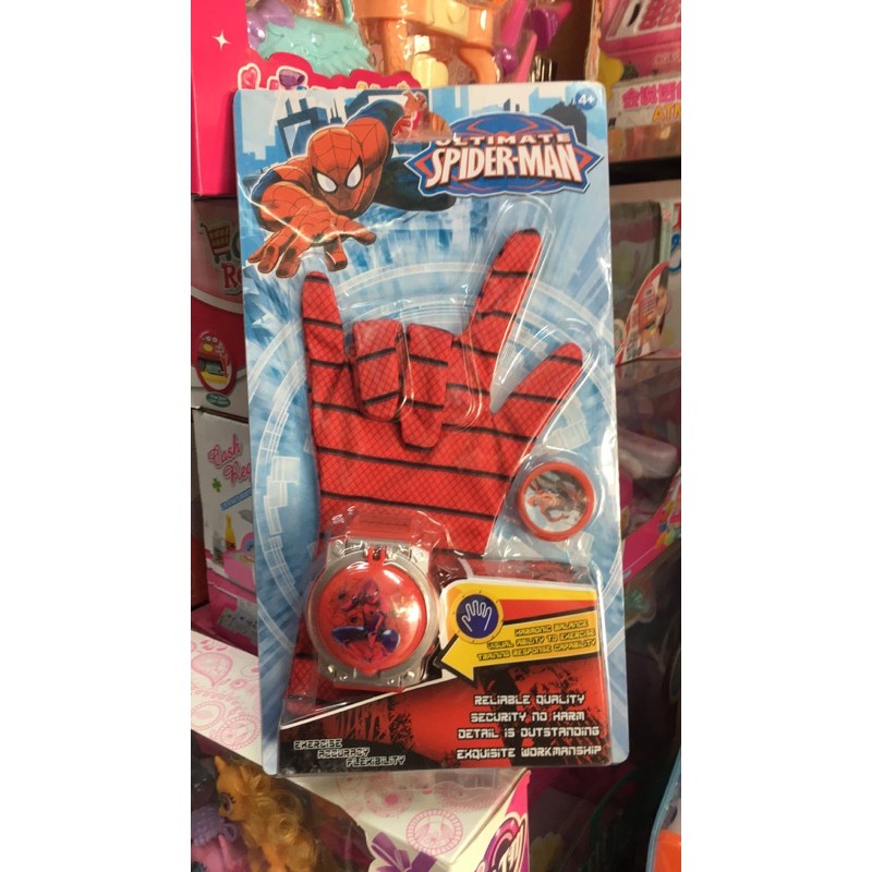 Chọn ngẫu nhiên - Găng tay bắn đĩa - siêu nhân người nhện Spider man .