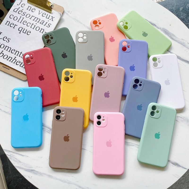 Ốp điện thoại TPU nhiều màu sắc dành cho Iphone 11x12promax 6plus Xs Xr 8plus 12mini