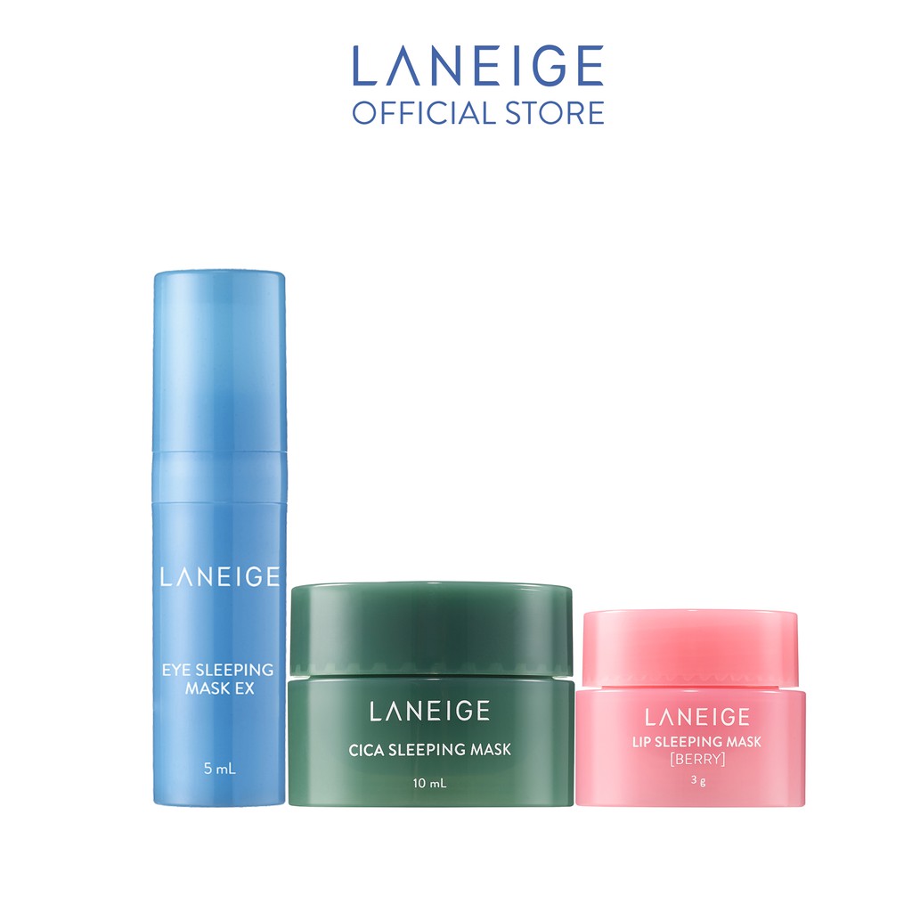 [Mã FMCGMALL -8% đơn 250K] Combo mặt nạ ngủ dưỡng ẩm tối ưu LANEIGE Sleeping Mask Best Seller Collection | BigBuy360 - bigbuy360.vn