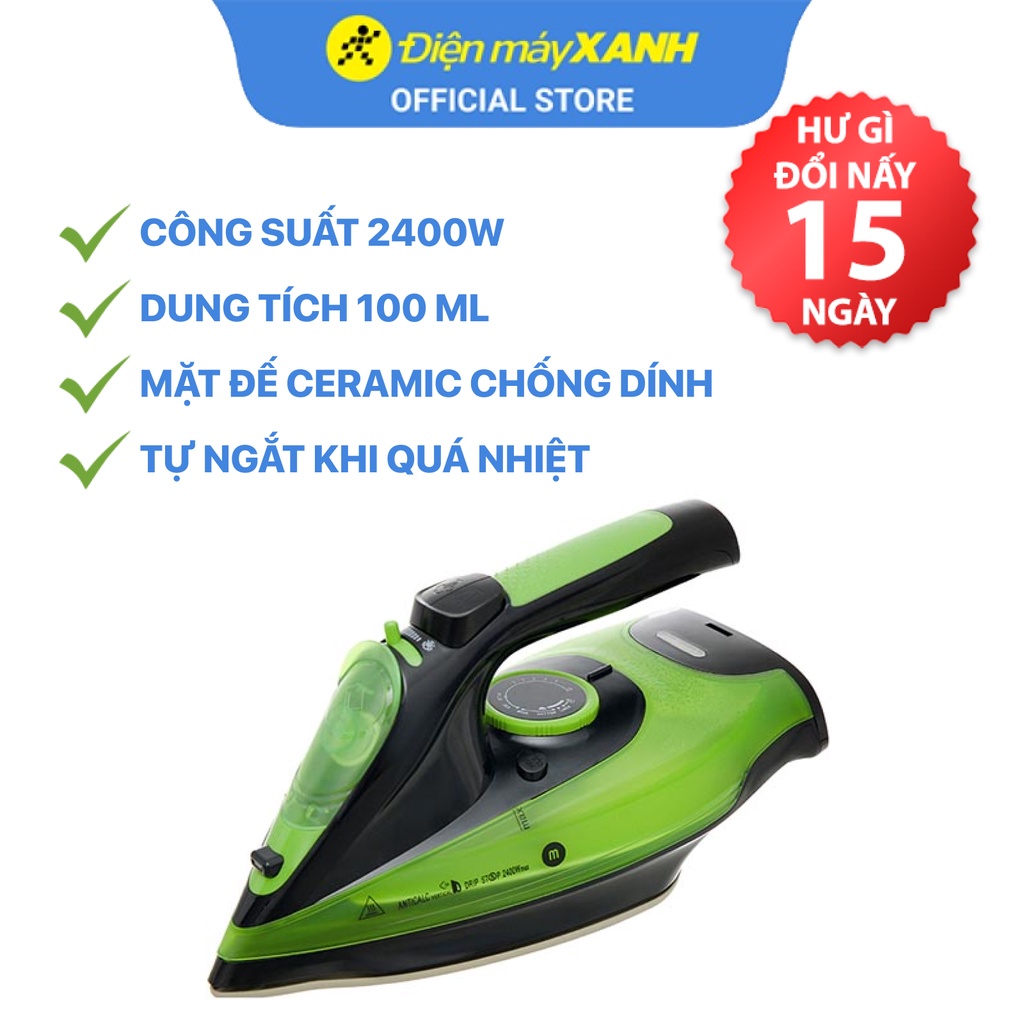Bàn ủi hơi nước không dây Mishio MK-230
