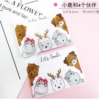 Túi cookie nhỏ size 5.5*8.5 (set 97-100c)