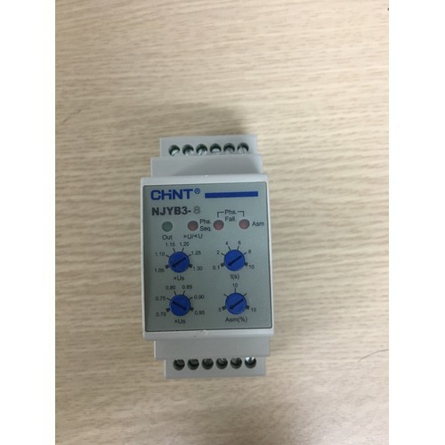 Chint Relay Rơle NJYB3-8 bảo vệ pha, quá điện áp, thấp áp, 3P/380v (hàng chính hãng)