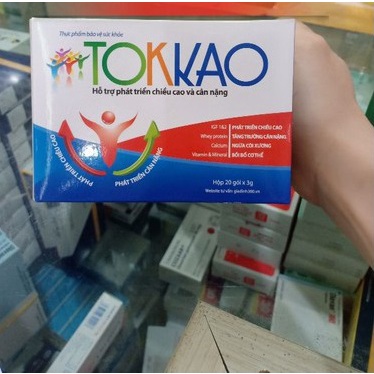 Cốm Tokkao giúp bé phát triển chiều cao [chính hãng, date mới nhất] ( new gold plus )