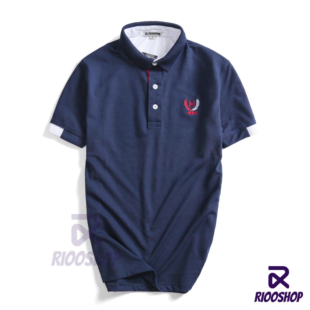 Áo polo nam đẹp, áo thun có cổ nam basic vnxk, cộc tay, big size, đẹp, vải dày, form regular, xịn RIOOSHOP RSP020