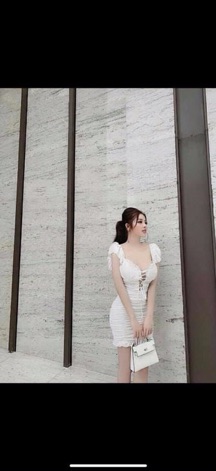 ĐẦM THUN NHÚNG CÓ MÚT NGỰC