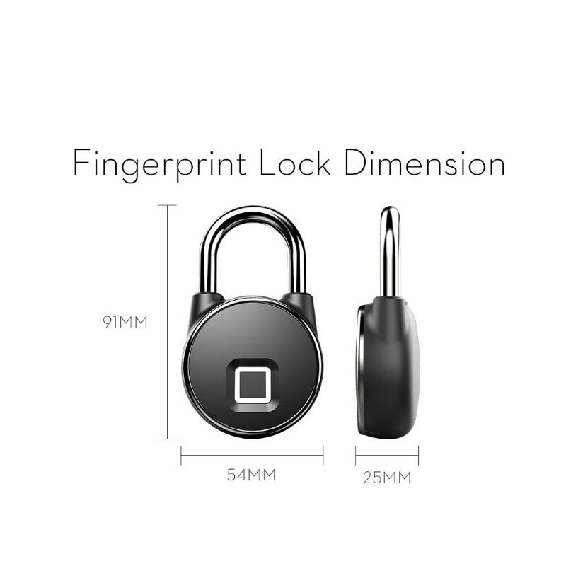 Ổ KHÓA VÂN TAY FINGERPRINTS LOCK P22+ ( Kết nối App - Bluetooth)