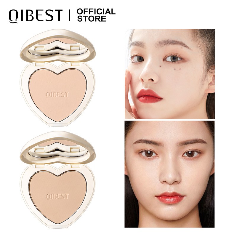 Phấn Phủ Dạng Nén QIBEST Che Lỗ Chân Lông Kiểm Soát Dầu Chống Nước 51g | BigBuy360 - bigbuy360.vn