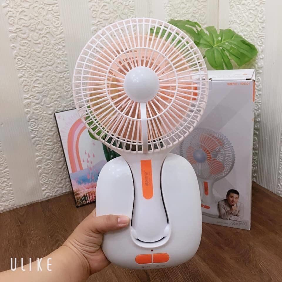 QUẠT ĐÈN GẤP GỌN TÍCH ĐIỆN 2IN1 [ KM - F0166 ] ( TỔNG KHO GIA DỤNG GIÁ GỐC )  [FreeShip – HÀNG MỚI] | BigBuy360 - bigbuy360.vn