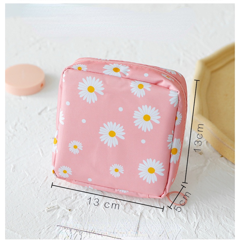 Túi Đựng Băng Vệ Sinh Bằng cotton Sức Chứa Lớn Nhỏ Gọn