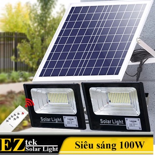 ĐÈN LED PHA NĂNG LƯỢNG MẶT TRỜI – 100W [CAO CẤP][LOẠI SIÊU SÁNG]