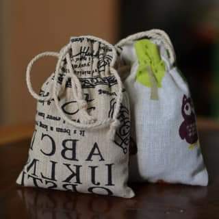 Túi vải dây rút mini 9x12cm