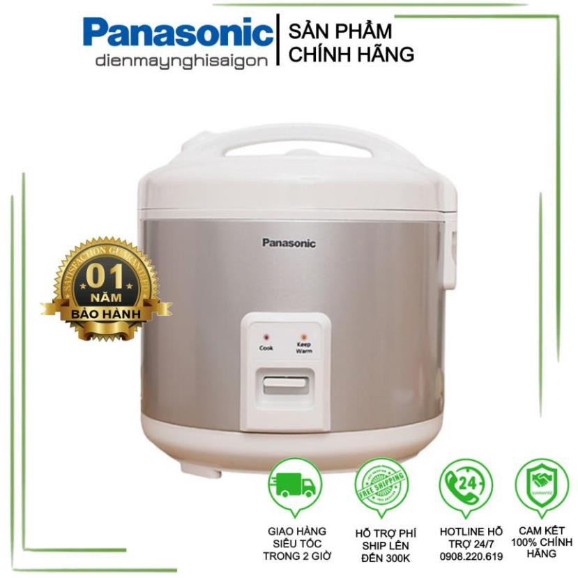 [Chính hãng - Bảo hành 1 năm] Nồi cơm điện nắp gài Panasonic PANC-SR-MVN187LRA (1.8L) - Hàng Chính Hãng