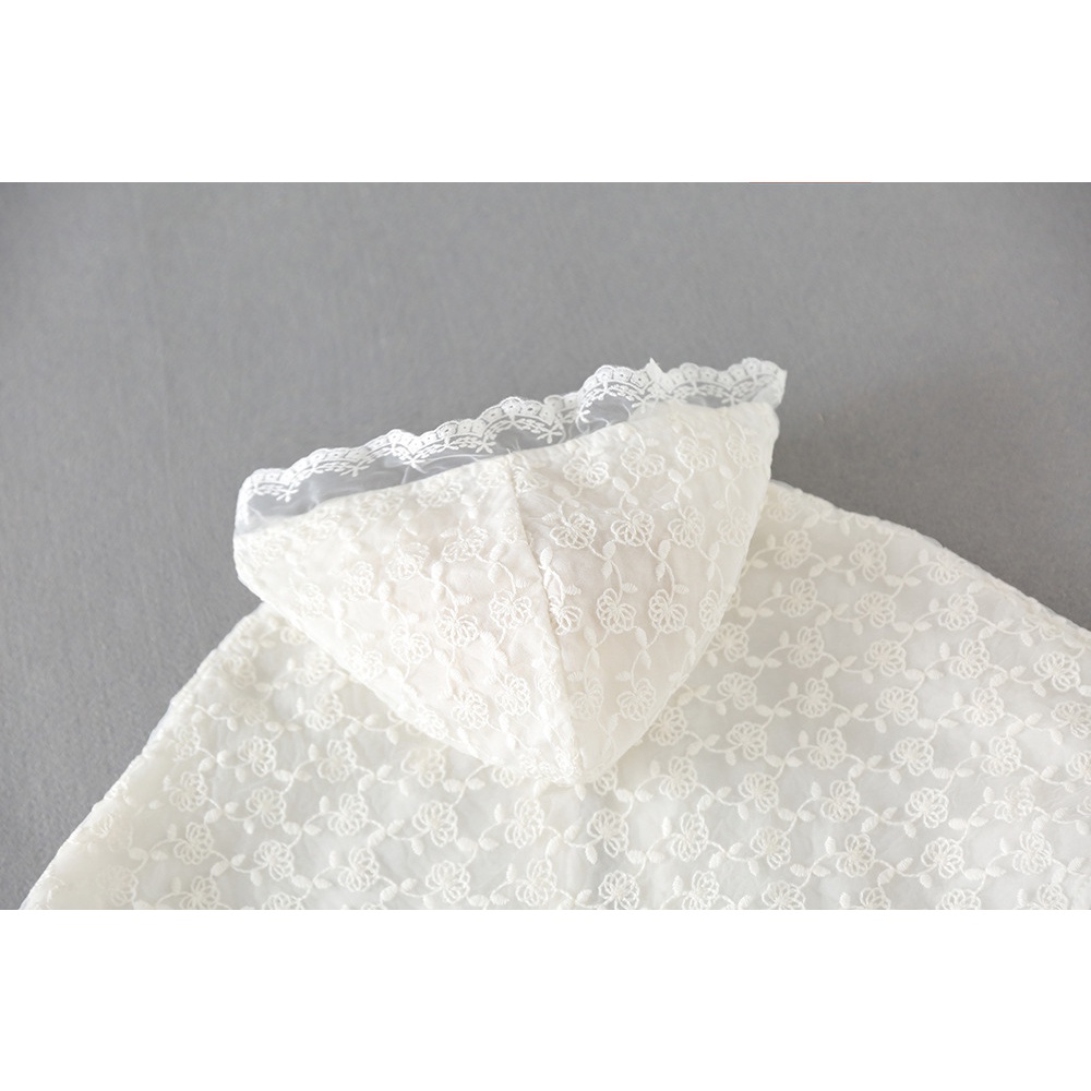 Áo khoác bé gái áo choàng poncho có thể mặc kèm váy công chúa dễ thương AMYO 11.AC02.01-1