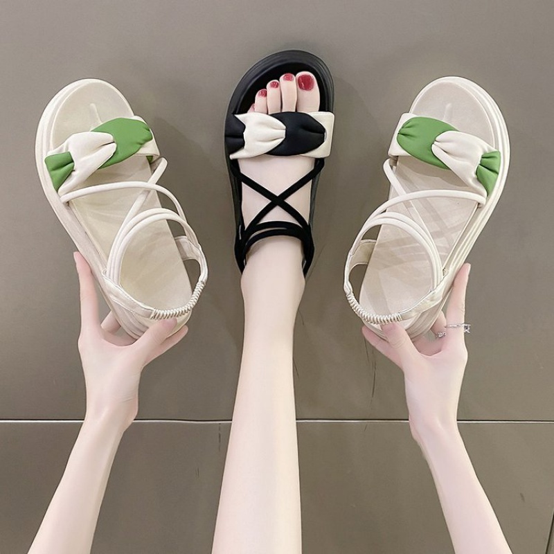 Giày Sandal Đế Dày Thời Trang Hè 2022 Phong Cách Mới Dành Cho Nữ