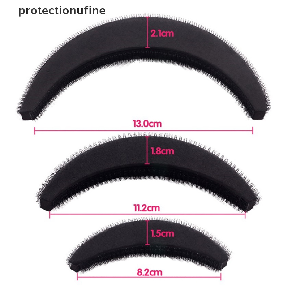 Set 3 Miếng Đệm Làm Phồng Tóc Tạo Kiểu Tiện Dụng PR3VN