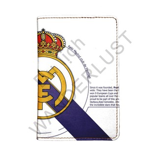 Bao da passport/hộ chiếu cao cấp in hình CLB Real Madrid - mã FO_PP_006
