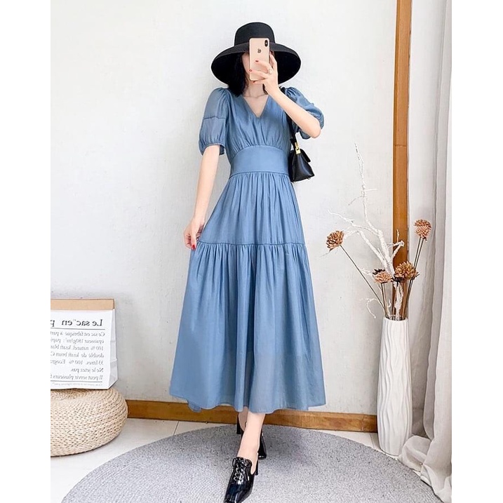 Đầm Xòe 2 tầng  Form Dài  Sang Trọng – Thanh Lịch