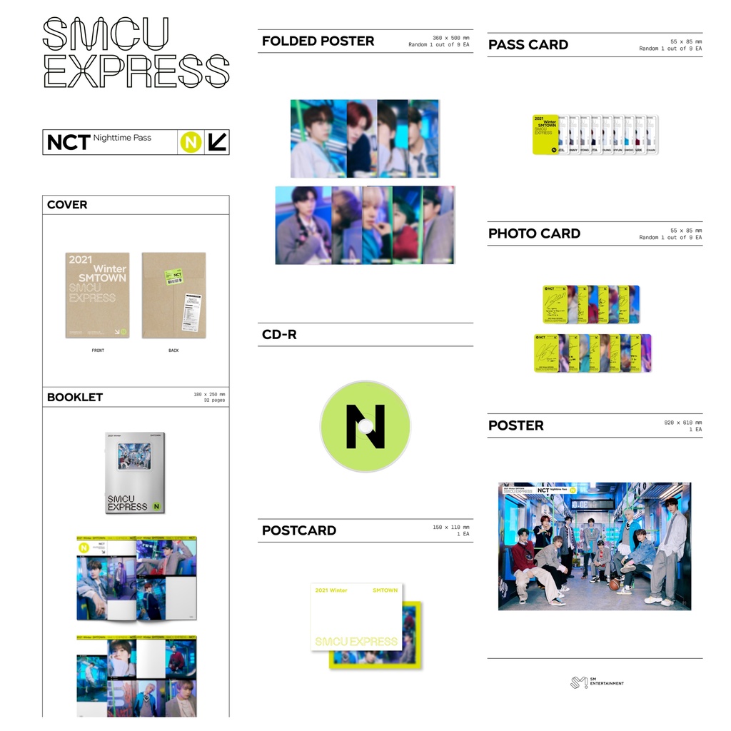 Album 2021 Winter SMTOWN SMCU EXRPESS Nhiều Nhóm + Quà 1 ảnh khổ A5 hình bias (ghi chú khi đặt hàng)