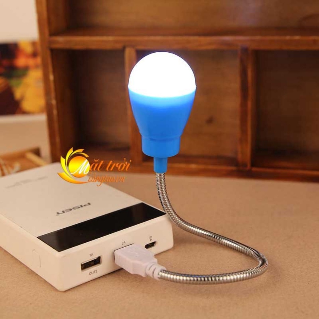 Bóng đèn led mini cắm cổng USB dây uốn dài