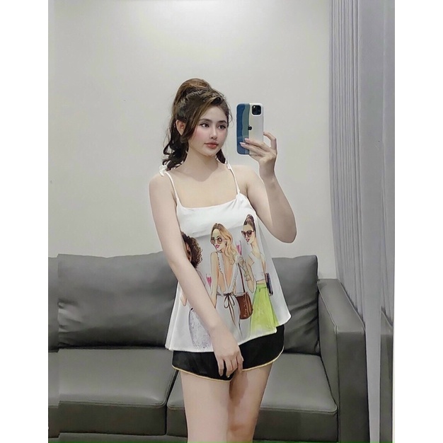 ❤FREESHIP❤ Set bộ 2 dây lụa latin siêu đẹp mềm mịn mát lạnh