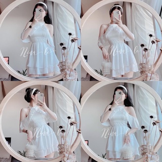 ĐẦM CỔ YẾM KHOÉT VAI (KÈM VIDEO HÌNH THẬT)