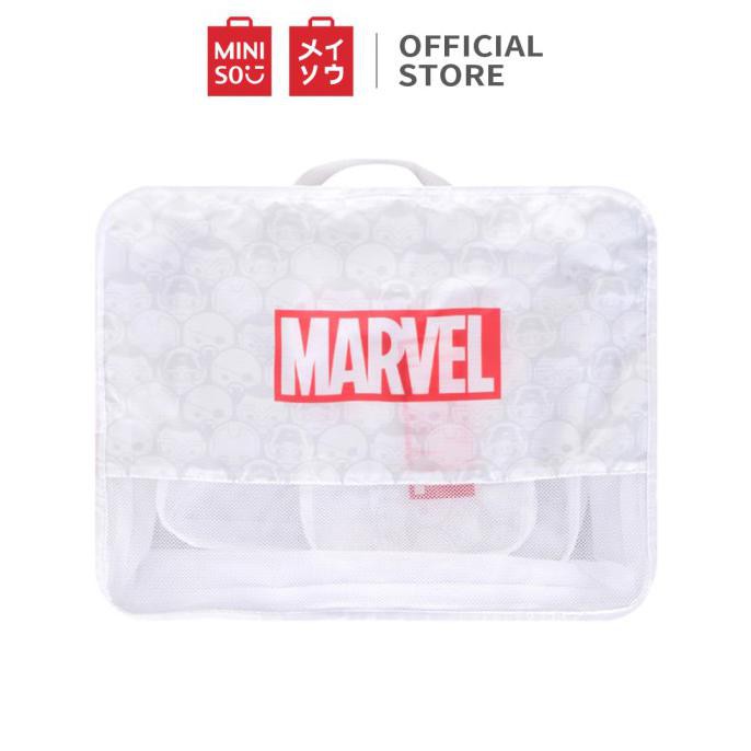 Miniso Set 4 Túi Đựng Đồ Du Lịch Màu Trắng