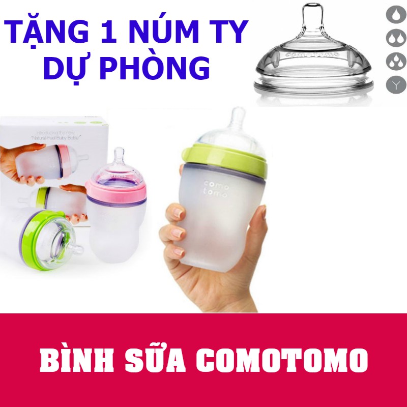 Bình tập bú Como tomo 250ml (Hàng Chính Hãng)