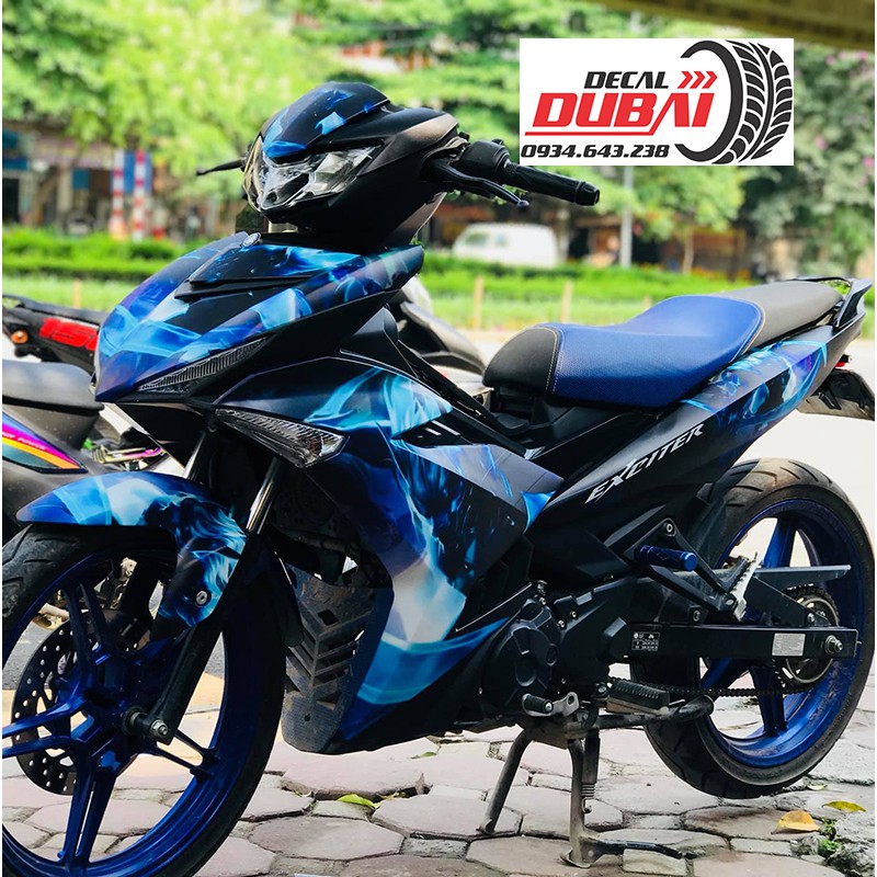 Tem Trùm Exciter 150 Xanh Đen nakroth liên quân
